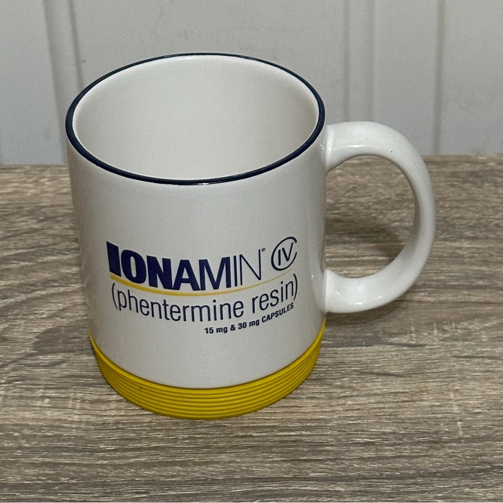 Ionamin Pharma Doctor Nurse‎ Giveaway Ceramic Coffee Mug Tea Cup - VERY RARE